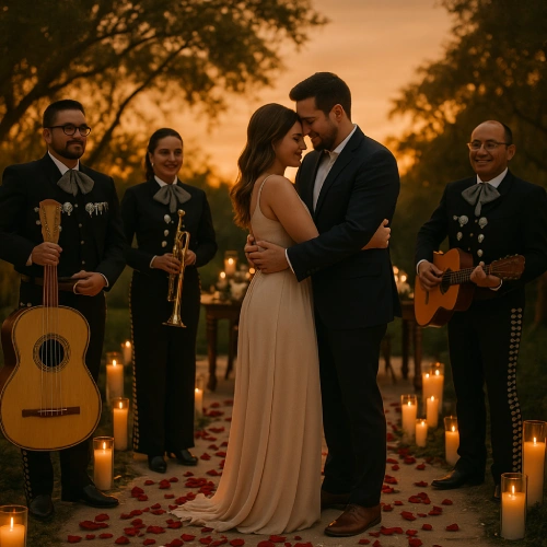 Serenata romántica de mariachis